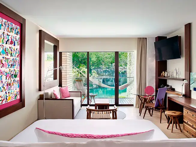 Habitación del Hotel Xcaret Arte